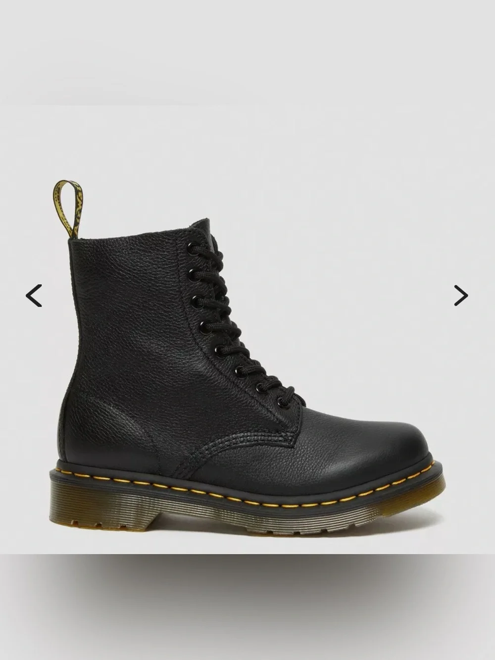 Dr Martens 1460 Slip Resistant Industrial Full Grain Black Leather NIB $190